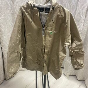 Men's Beige Raincoat with Hood